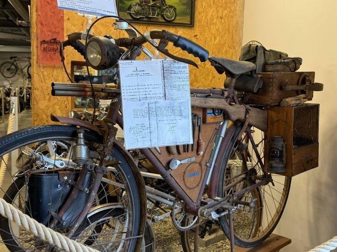 Vélo du chasseur Grange à Bécanes