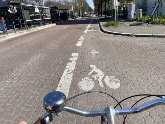 colmarienne avenue de colmar piste cyclable