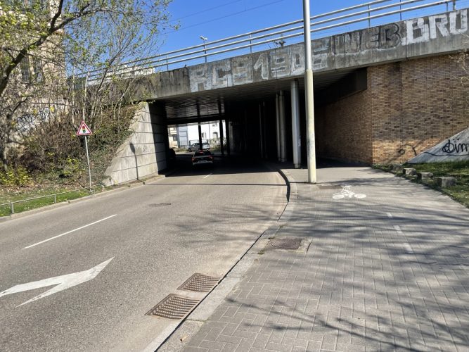 colmarienne stade de la meinau piste cyclable