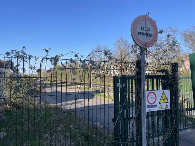 voie ferrée passerelle cyclable koenigshoffen