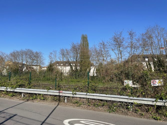 voie ferrée passerelle cyclable koenigshoffen