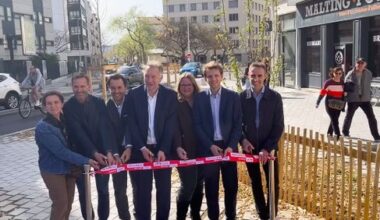 Inauguration de la grande rue de la Guillotière