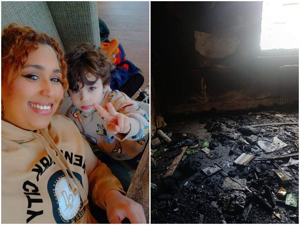 cette maman de trois enfants a tout perdu dans l'incendie de son logement