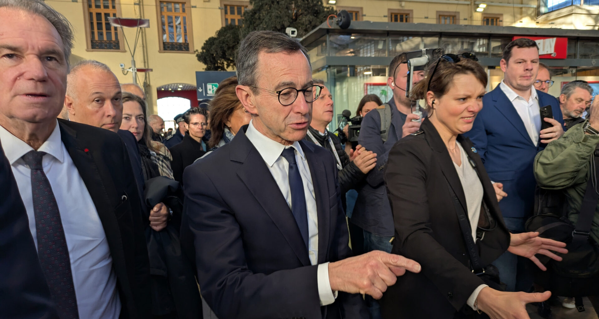 © S. A. - Le ministre de l'Intérieur, Bruno Retailleau, était à Marseille ce 24 avril pour présenter sa méthode en matière de sécurité.