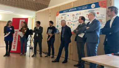 © Territoires à vivres et Grand Lyon - Les porteurs, financeurs et partenaires de la caisse d'alimentation ont fait un point d’étape à six mois de l'expérimentation en faveur d'une alimentation saine, choisie et de qualité.