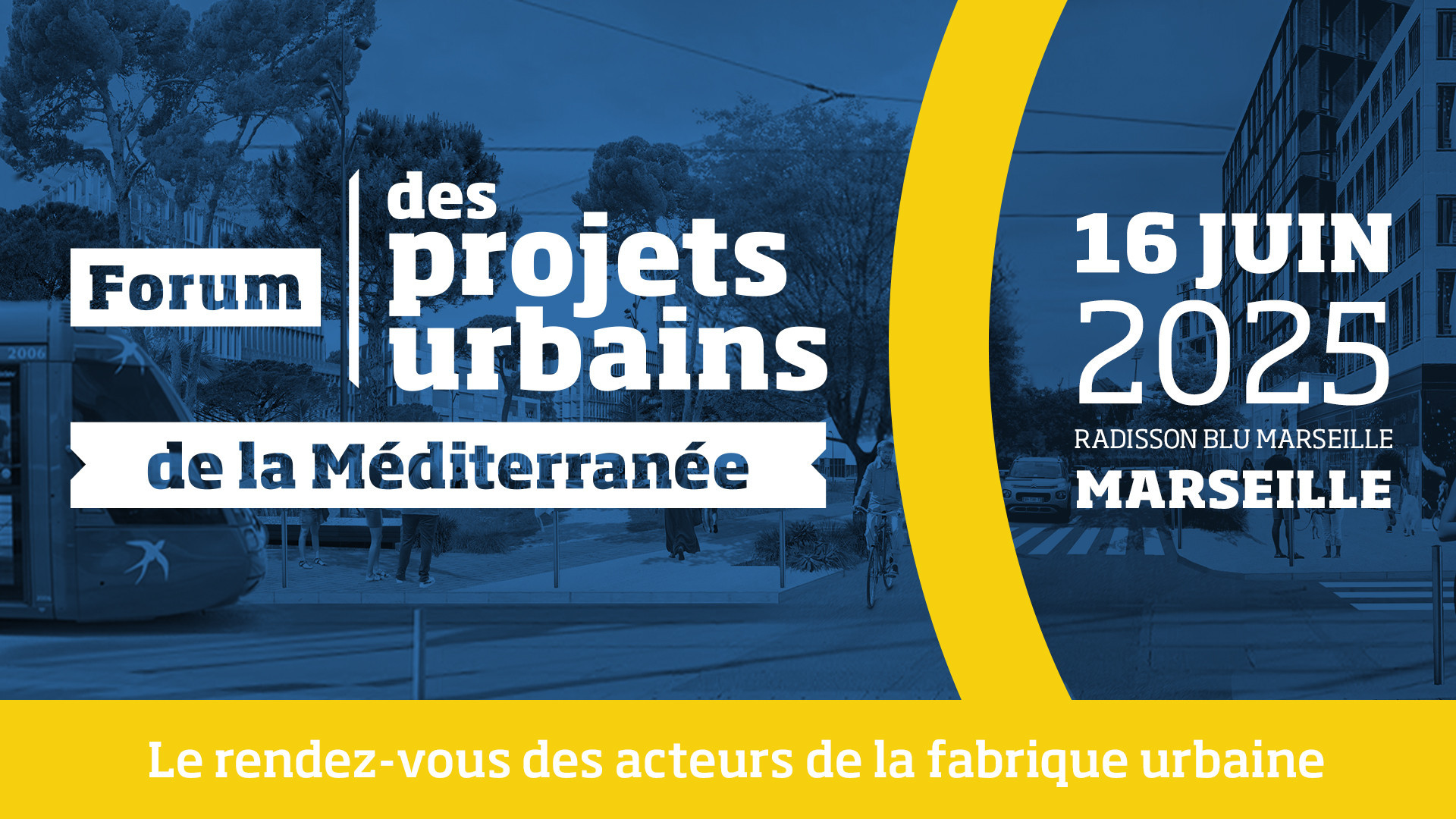 © D.A - Le Forum des Projets Urbains Méditerranée 2025 s'installe à Marseille le 16 juin prochain. Près de 400 professionnels présents, plus de vingt ateliers prévus et deux conférences plénières.