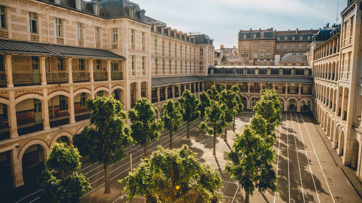 © Lycée Louis-Le-Grand - Le Lycée Louis-Le-Grand à Paris accueille des classes préparatoires aux grandes écoles.