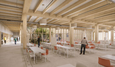 © Ailleurs Studio - L'espace comprendra également un patio central.