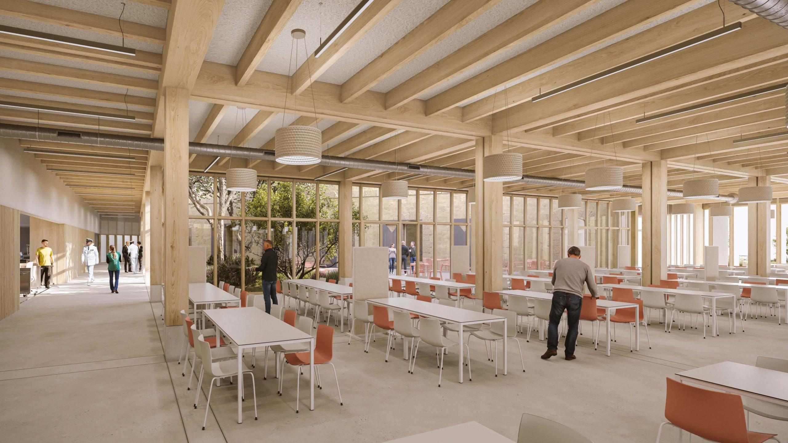© Ailleurs Studio - L'espace comprendra également un patio central.
