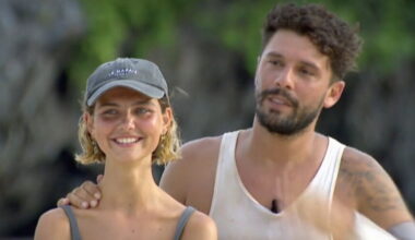 Moon (Les Apprentis Aventuriers), très émue, réagit pour la première à sa victoire avec Kévin Guedj
