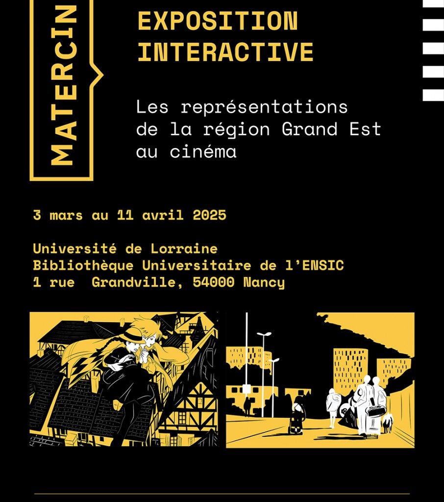 Exposition « Les représentations de la région Grand Est au cinéma », BU de l'ENSIC (Nancy) | Factuel