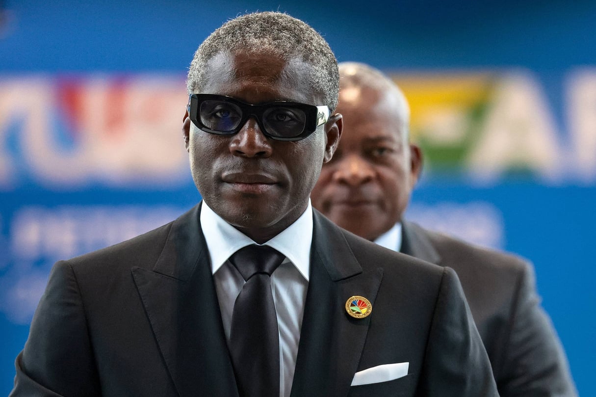 Le vice-président de la Guinée équatoriale, Teodoro Nguema Obiang Mangue, au deuxième sommet Russie-Afrique, à Saint-Pétersbourg, en juillet 2023. © Vladimir Smirnov / TASS Host Photo / SIPA