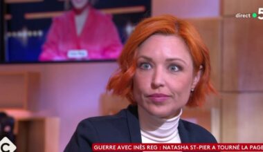 Natasha St-Pier lassée des propos d'Inès Reg à son égard dans son spectacle
