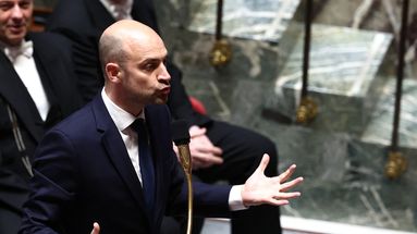 Le ministre des Affaires étrangères, Jean-Noël Barrot, à l'Assemblée nationale, le 1er avril 2025.