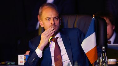 Le ministre des Affaires étrangères, Jean-Noël Barrot, le 20 février 2025.