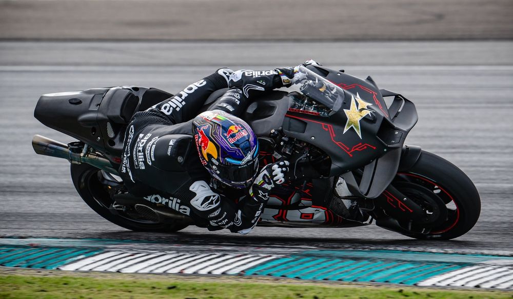 Jorge Martin n'a que peu piloté l'Aprilia jusqu'à présent.
