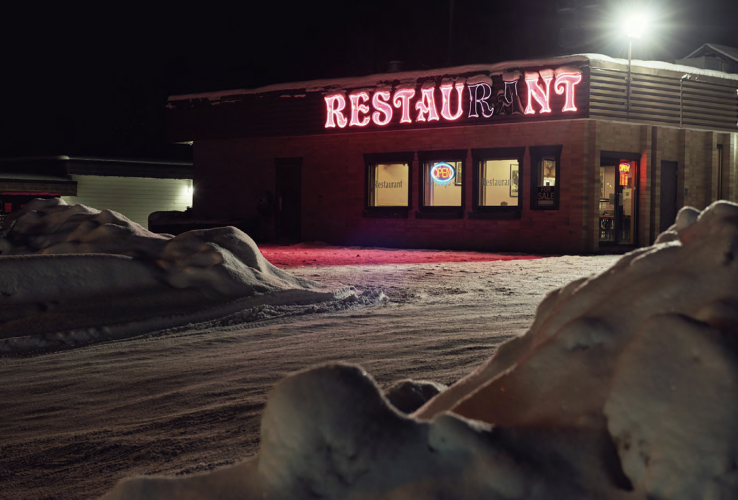 kourtney roy, Snowbanks, 2018, série The Other End of the Rainbow