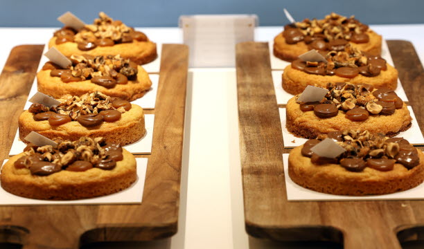 La noisette a la part belle dans les gourmands cookies à partager (ou pas).   Photo Laurent Réa