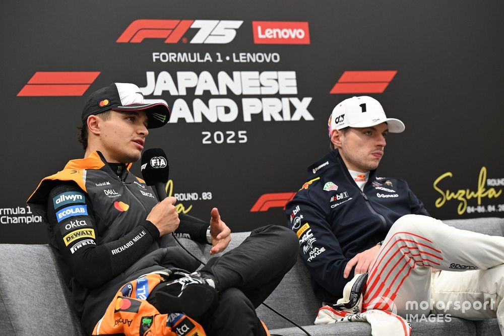 Lando Norris, McLaren, Max Verstappen, Red Bull Racing