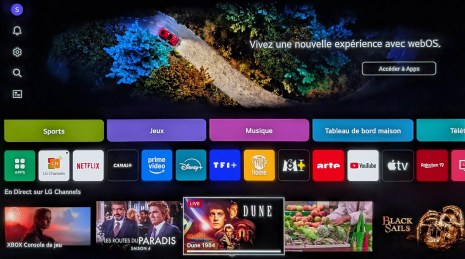 LG OLED55G5 // Source : Sylvain Pichot / Frandroid