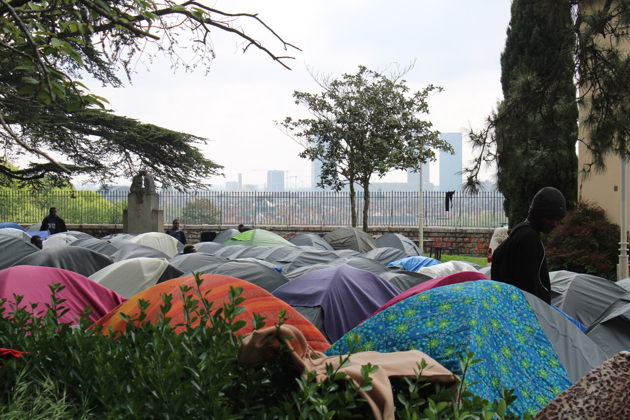 Lyon. Un grand campement de migrants bientôt expulsé de ce parc : la colère monte