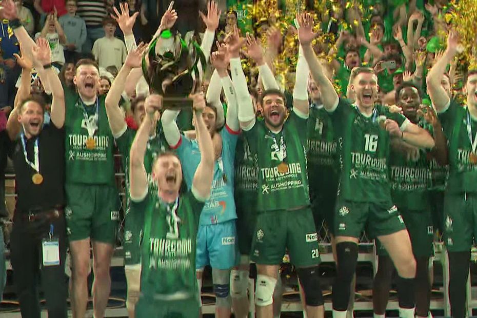 l'équipe de volley de Tourcoing remporte sa deuxième Coupe de France