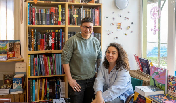 Magali Erdmann (à g.) et Laura Bernard ont lancé Bullez jeunesse ! il y a un an et demi.   Photo Paulo_Viana