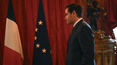 Le chef de la diplomatie américaine Marco Rubio en visite à Paris