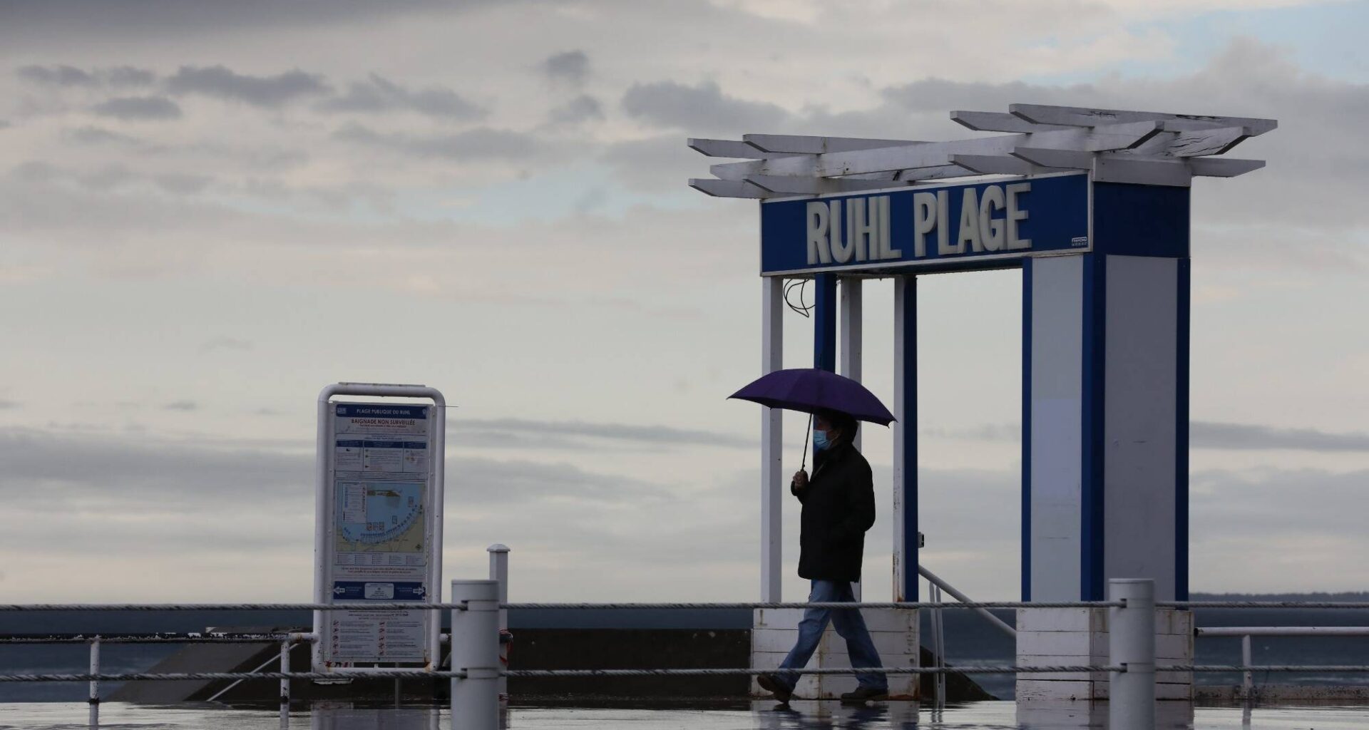 Les Alpes-Maritimes en vigilance jaune pluie et risques d'inondations ce mercredi