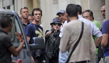 Madonna aperçue dans le centre-ville de Rennes