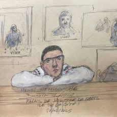 Mehdi Nemmouche lors de son procès.