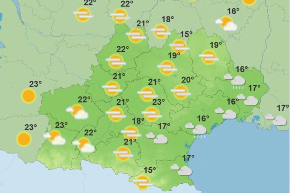 Les prévisions de Météo France en Occitanie pour ce mercredi 9 avril 2025.