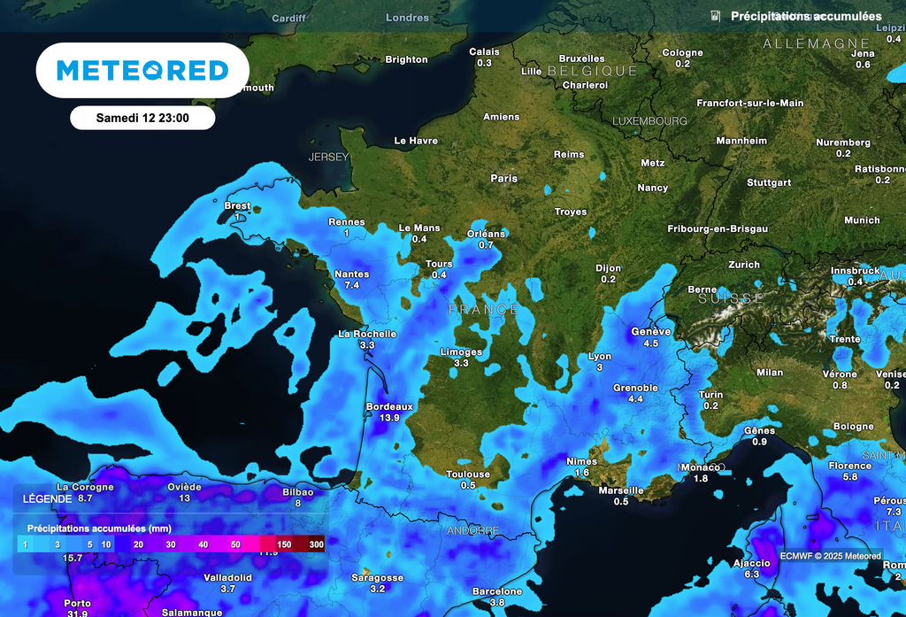 Conditions météo souvent sèches au cours des prochains jours.