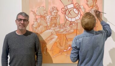 la folle exposition d'André et Mode2 à la galerie Nicolas-Xavier