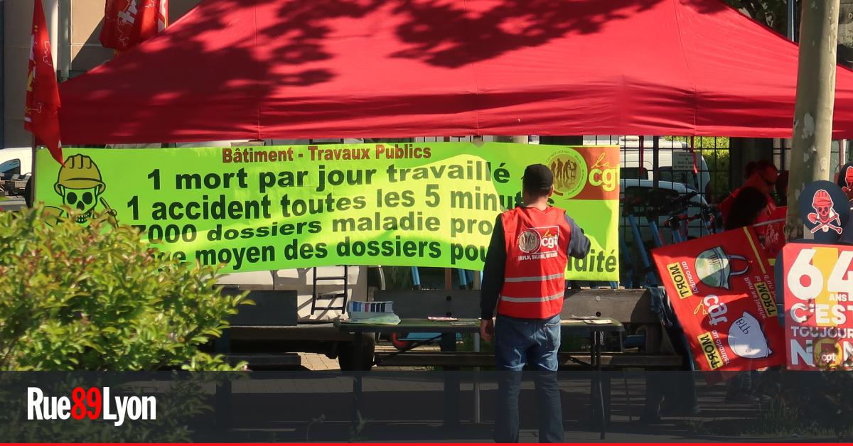 à Lyon, un rassemblement contre les morts au travail