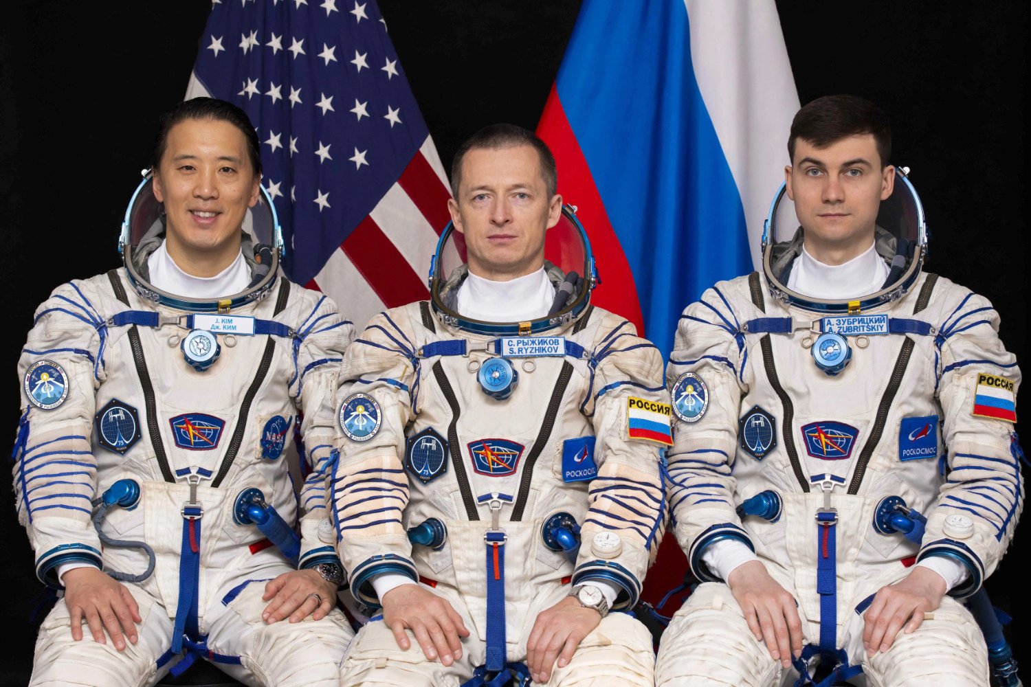 Nasa Roscosmos Iss Espace Capsule