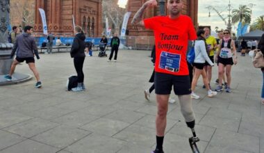 Rescapé d'un accident grâce à Pascal Obispo, ce Girondin court dix marathons en un an malgré une jambe amputée