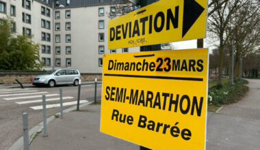 voici les rues fermées à la circulation