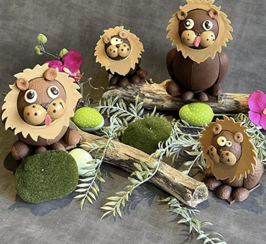 Pâtisserie Kautzmann Lion de Pâques chocolat (1)