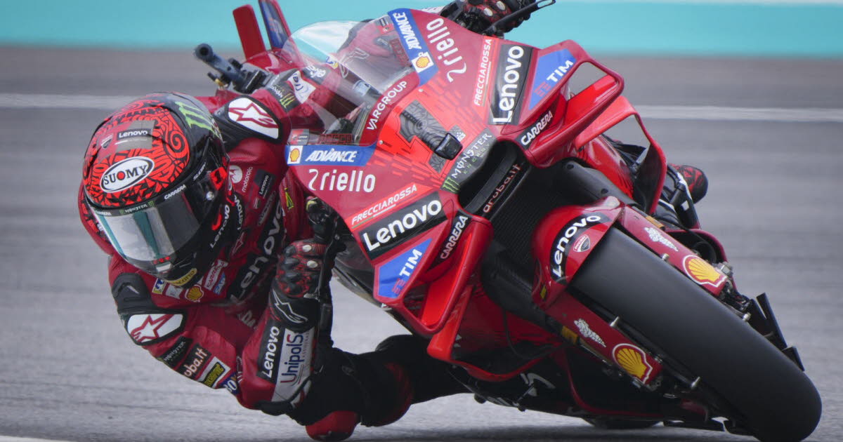 Moto GP. Bagnaia réalise le meilleur temps des essais qualificatifs, devant Martin