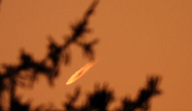 Isère. Le météore capturé lundi en photo était en fait… un avion !