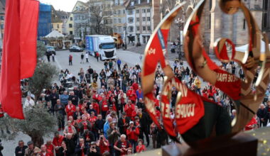Volley-ball. Le Volley Mulhouse Alsace a présenté son trophée à ses supporters