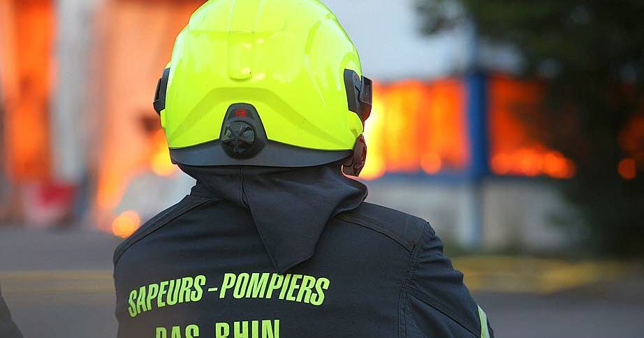 Eschau. Feu d'appartement