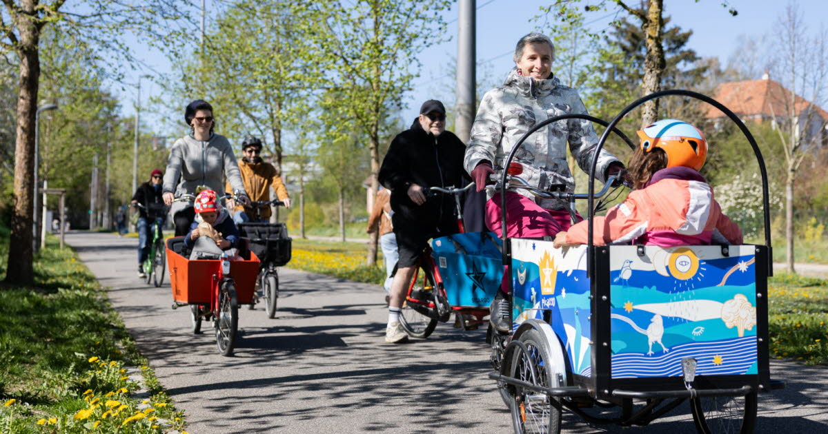 une balade pour découvrir les vélos-cargos partagés