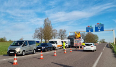 l'autoroute A4 bloquée dans le sens Paris-Strasbourg