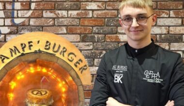 Alsace. Originaire de Drusenheim, Lucas Veith champion de France du burger, avec son « Dampf’Burger »