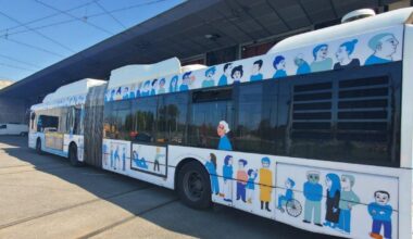Eurométropole de Strasbourg. Découvrez les habits neufs des bus Chron’hop de la CTS, imaginés par Julie Luzoir