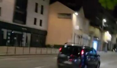 Lyon. Il tente d’échapper à quatre voitures de police malgré un pneu crevé, la scène filmée