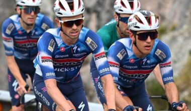 le Belge Ilan van Wilder (Soudal Quick-Step) pisté par Decathlon AG2R La Mondiale