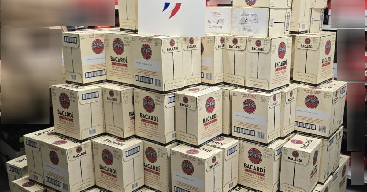 1 000 bouteilles de rhum saisies par les forces de police